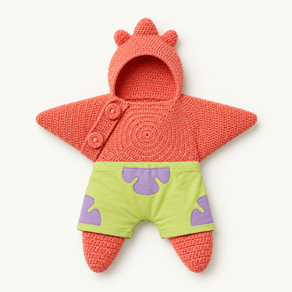 The Cartoon Starfish Baby Suit
