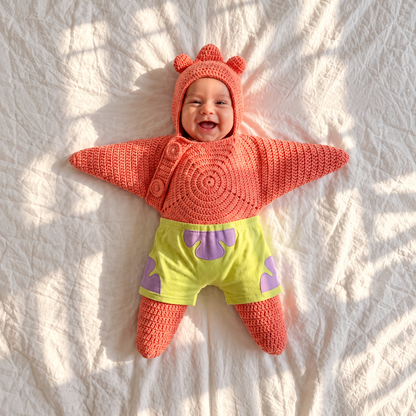 The Cartoon Starfish Baby Suit